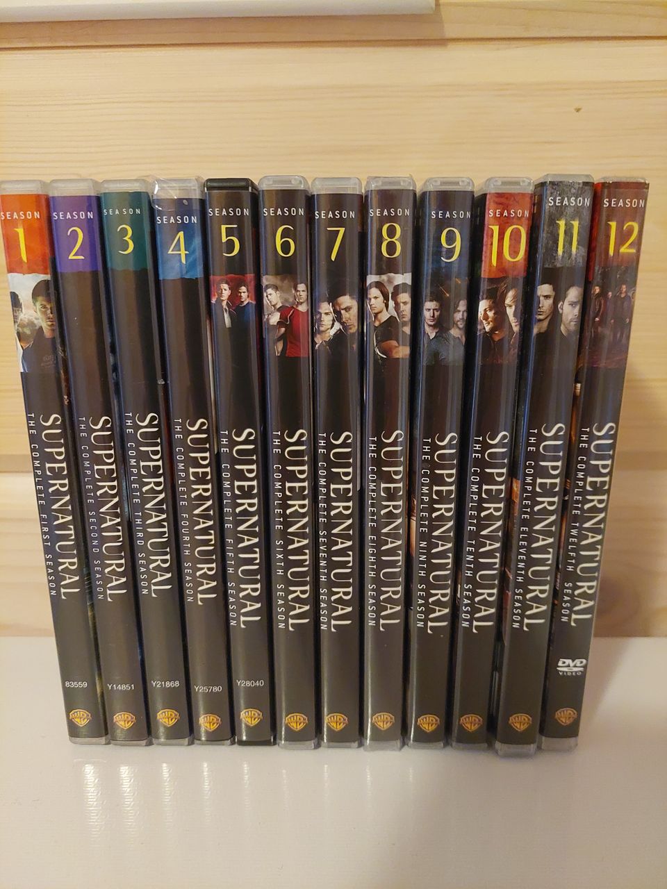 Supernatural dvd boxit 1-12