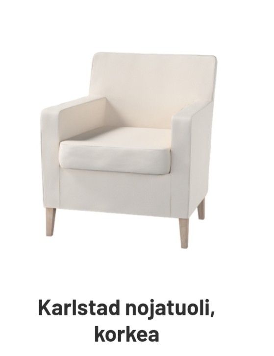 Ikea Karlstad nojatuolin irtopäällinen