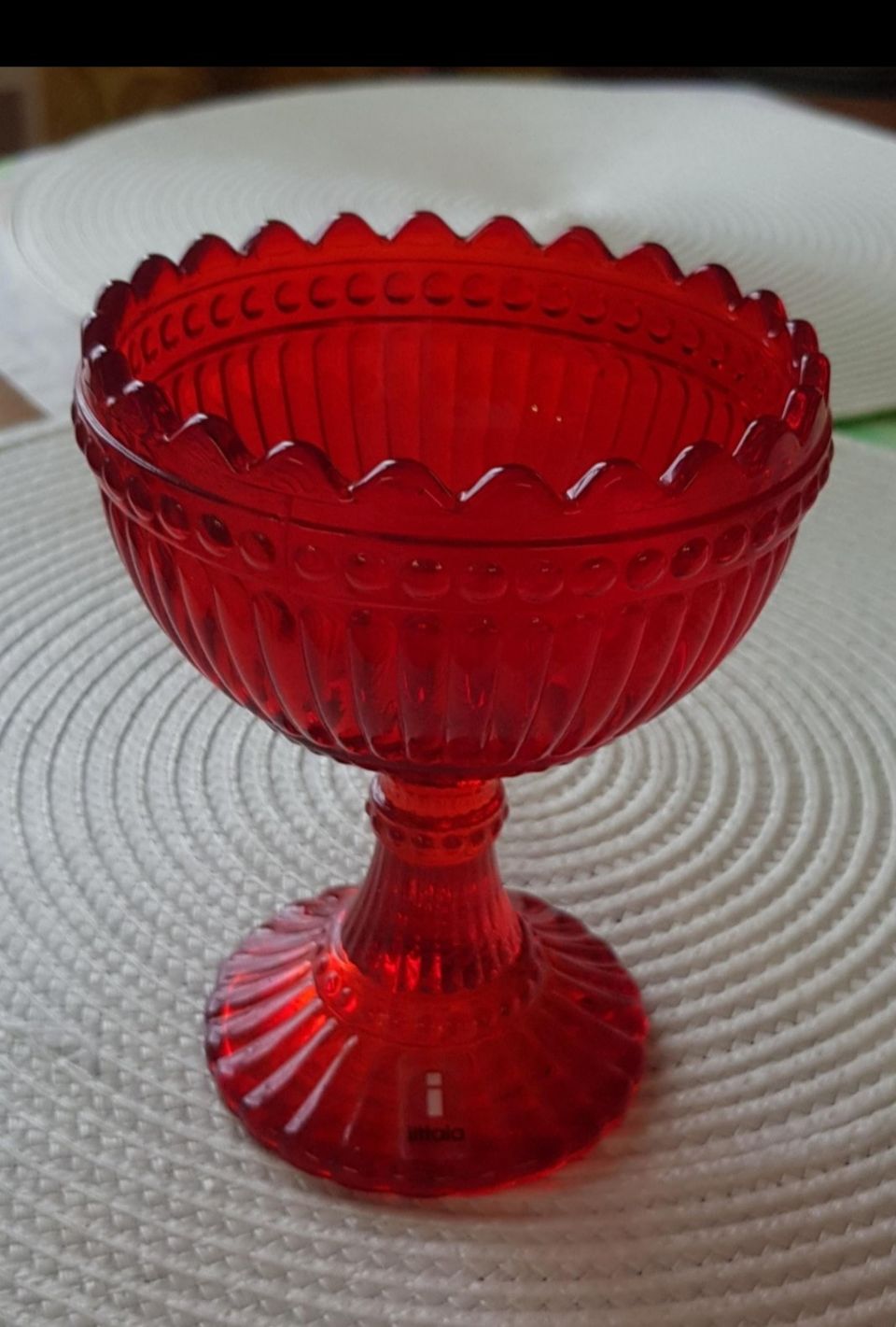 Iittala, Marimekko  punainen mariskooli 120mm