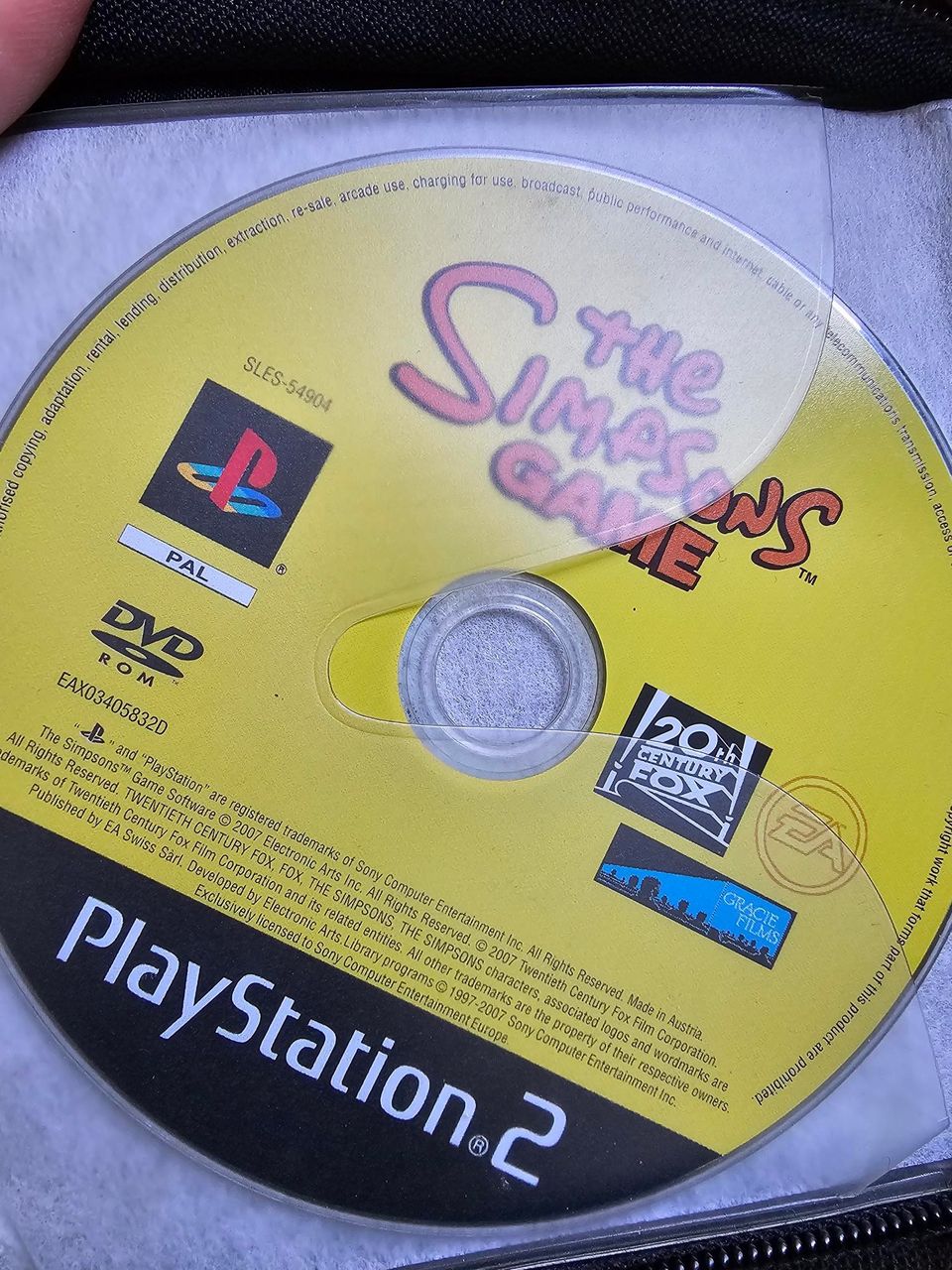 Ps2 the simpsons game (levy)