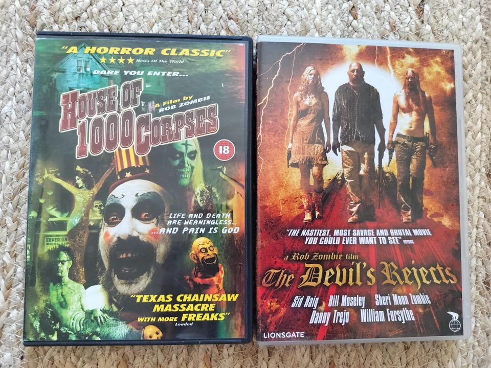 Rob zombien kauhuelokuvat; House of 1000 corpses ja Devils rejects