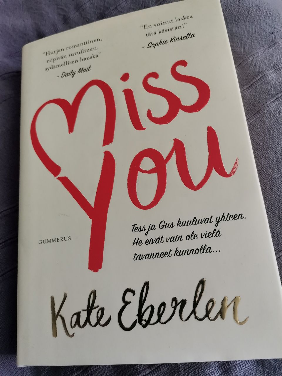 Kirja: Miss You, Kate Eberlen