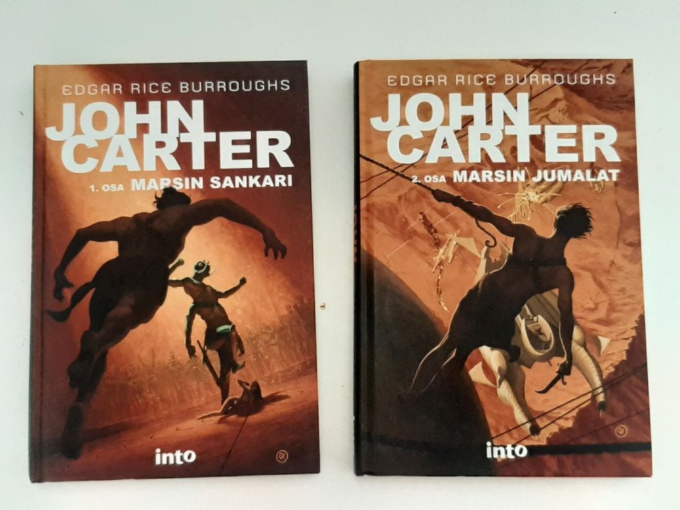 Edgar Rice Burroughs: John Carter 1 osa, Marsin sankari ja 2 osa, Marsin jumalat