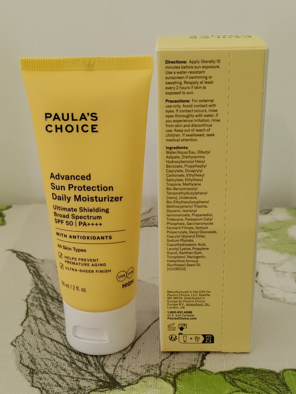 Paula's choice moisturizer SPF 50 60ml