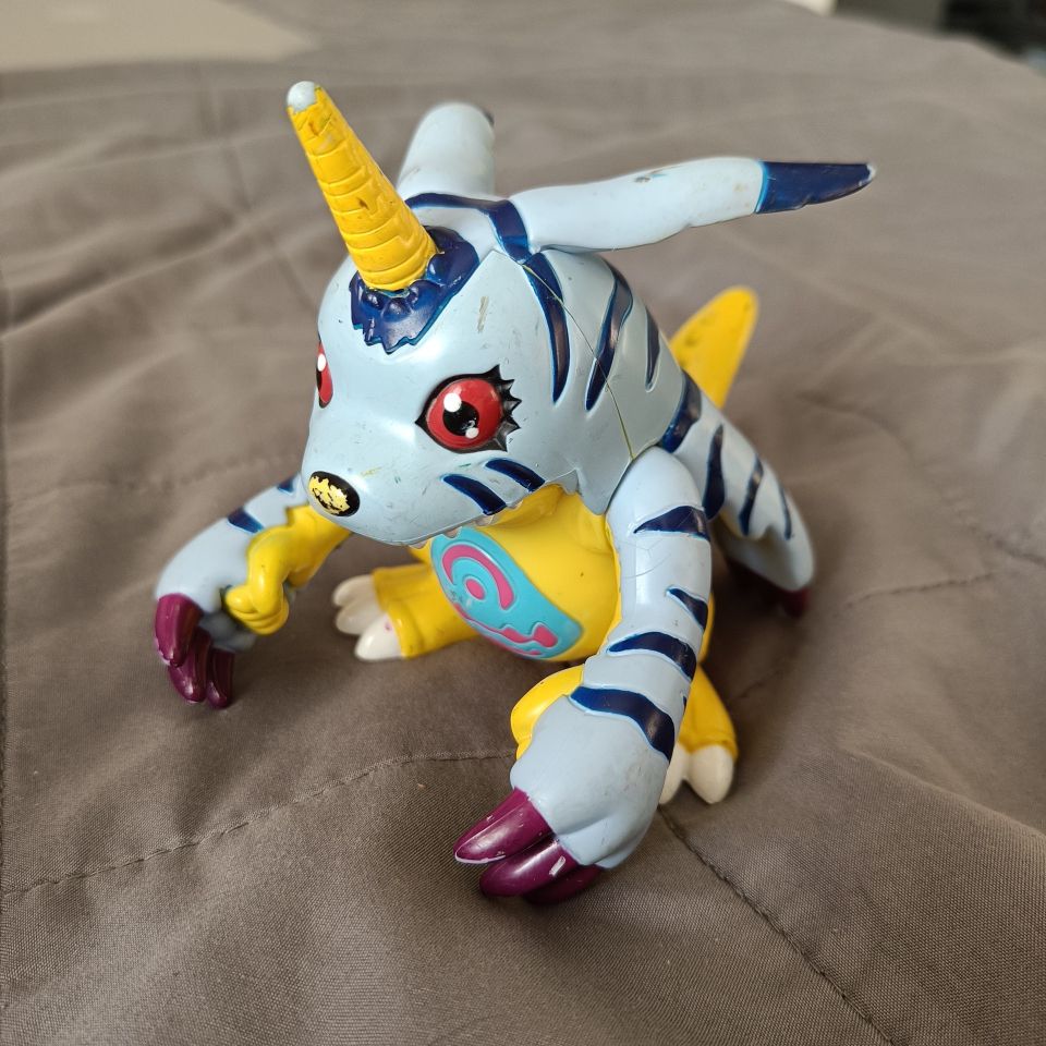 Vintage Digimon Gabumon Figuuri