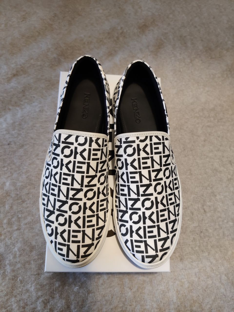 Kenzo k-skate slip on sz 44 monogram