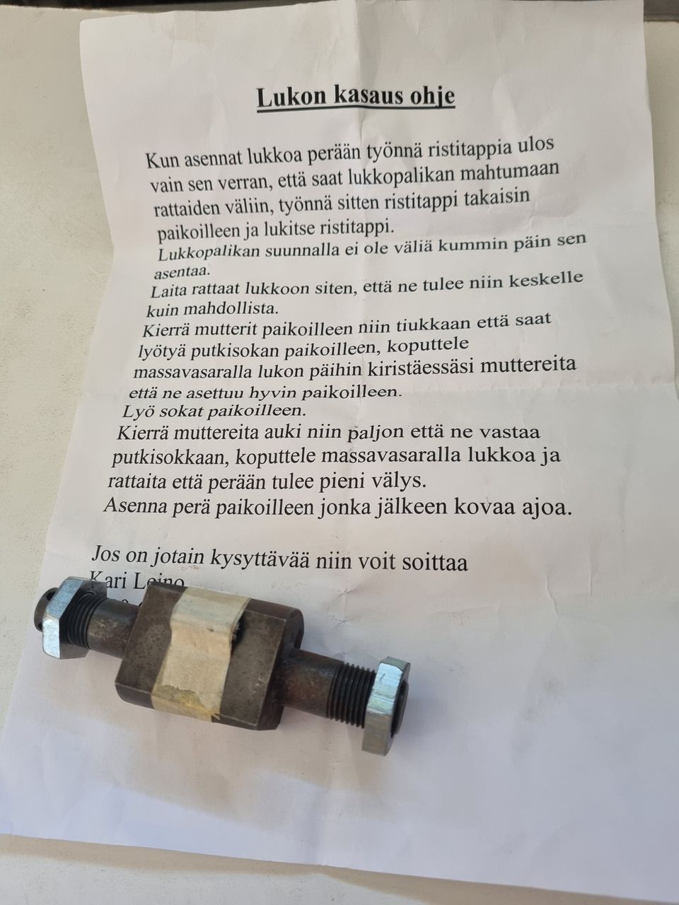 Og900 Saabin perän palalukko