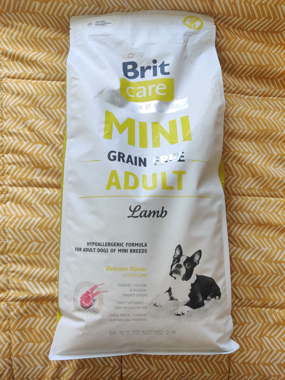 Britt care mini grain free adult lamb 7 kg