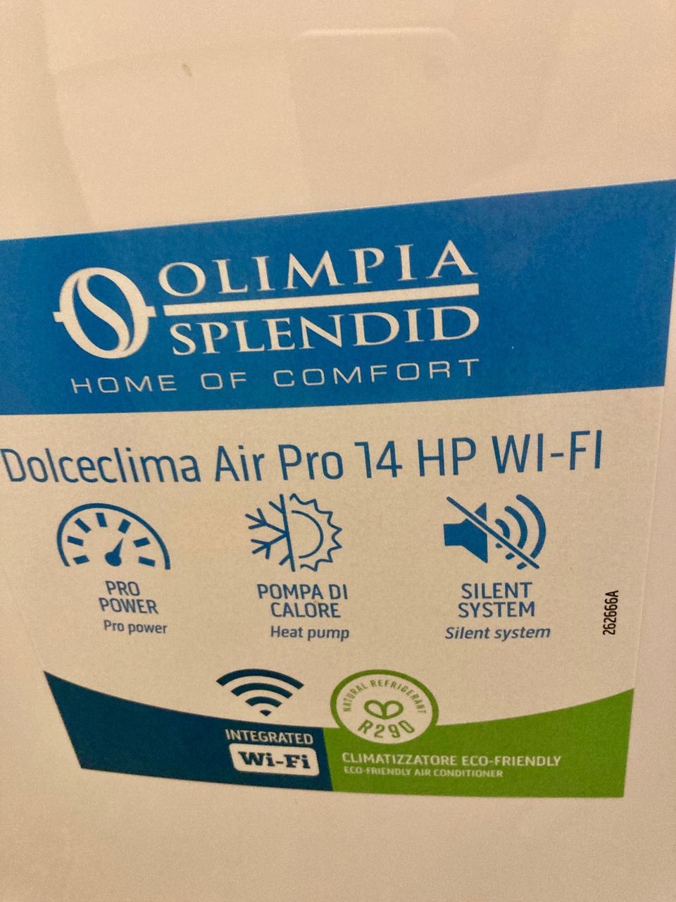 Ilmastointilaite Olympia Splendid Air Pro WI-FI