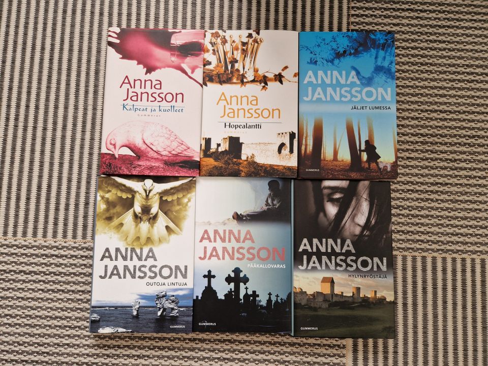 Anna Jansson -kirjoja