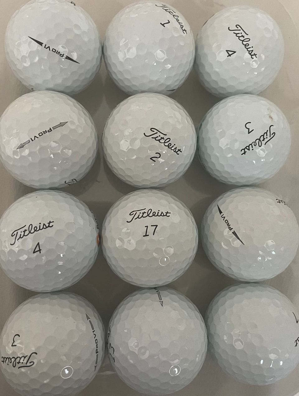 Titleist PRO V1 golfpalloja 12kpl