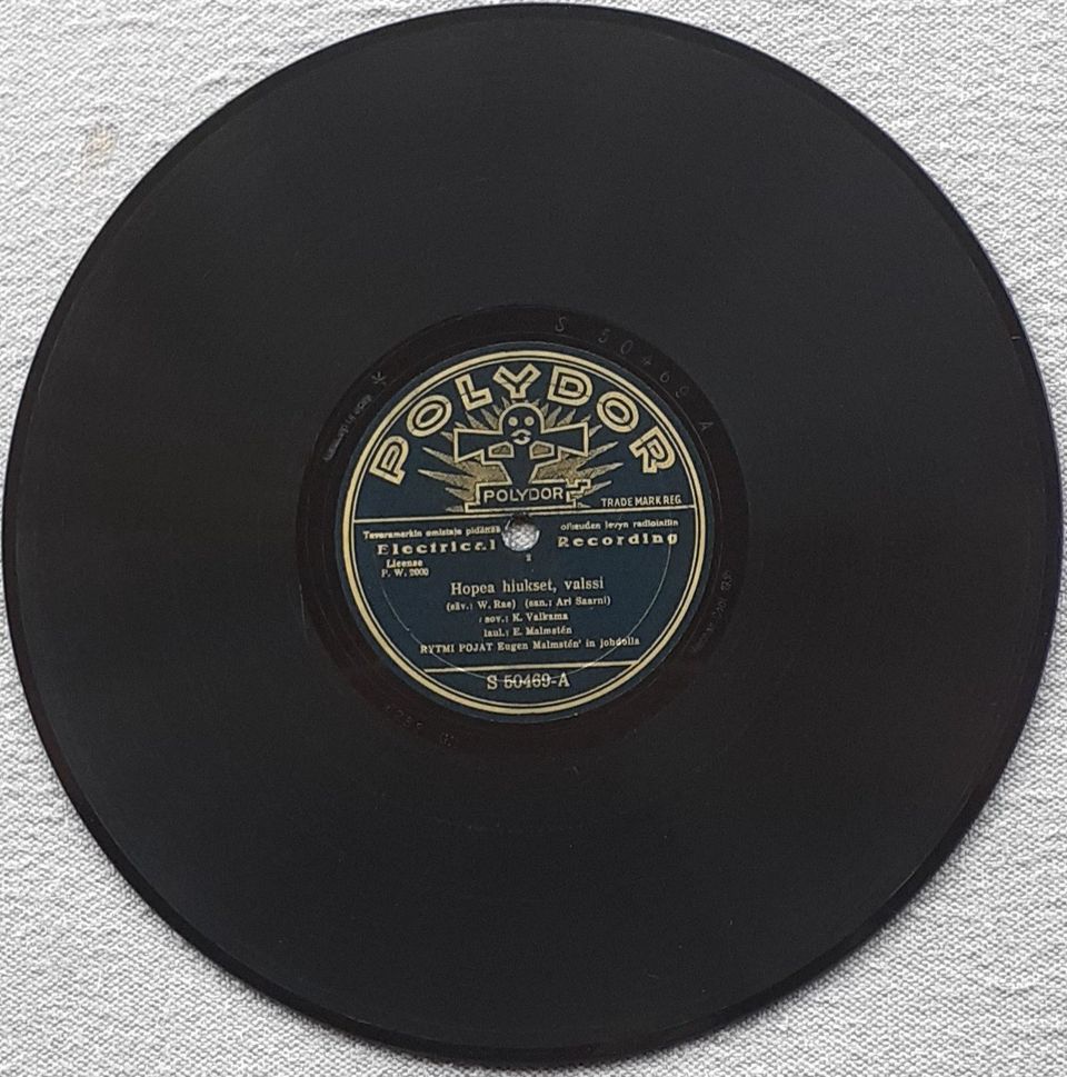 Savikiekko Eugen Malmsten Polydor s 50469