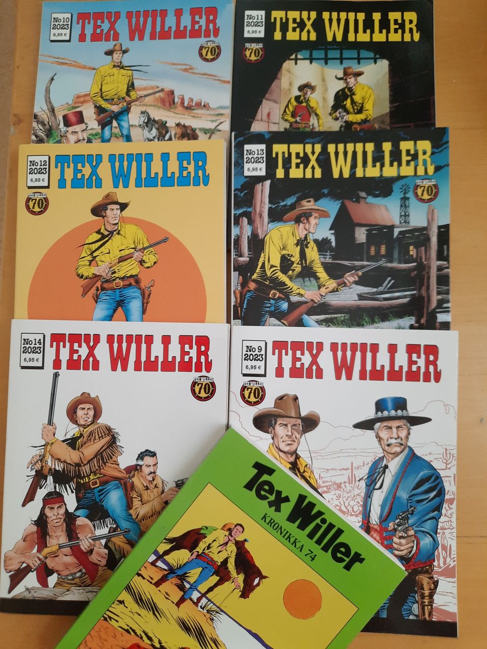 Tex Willer nrot 9 - 14 / 2023 ja Kronikka 74