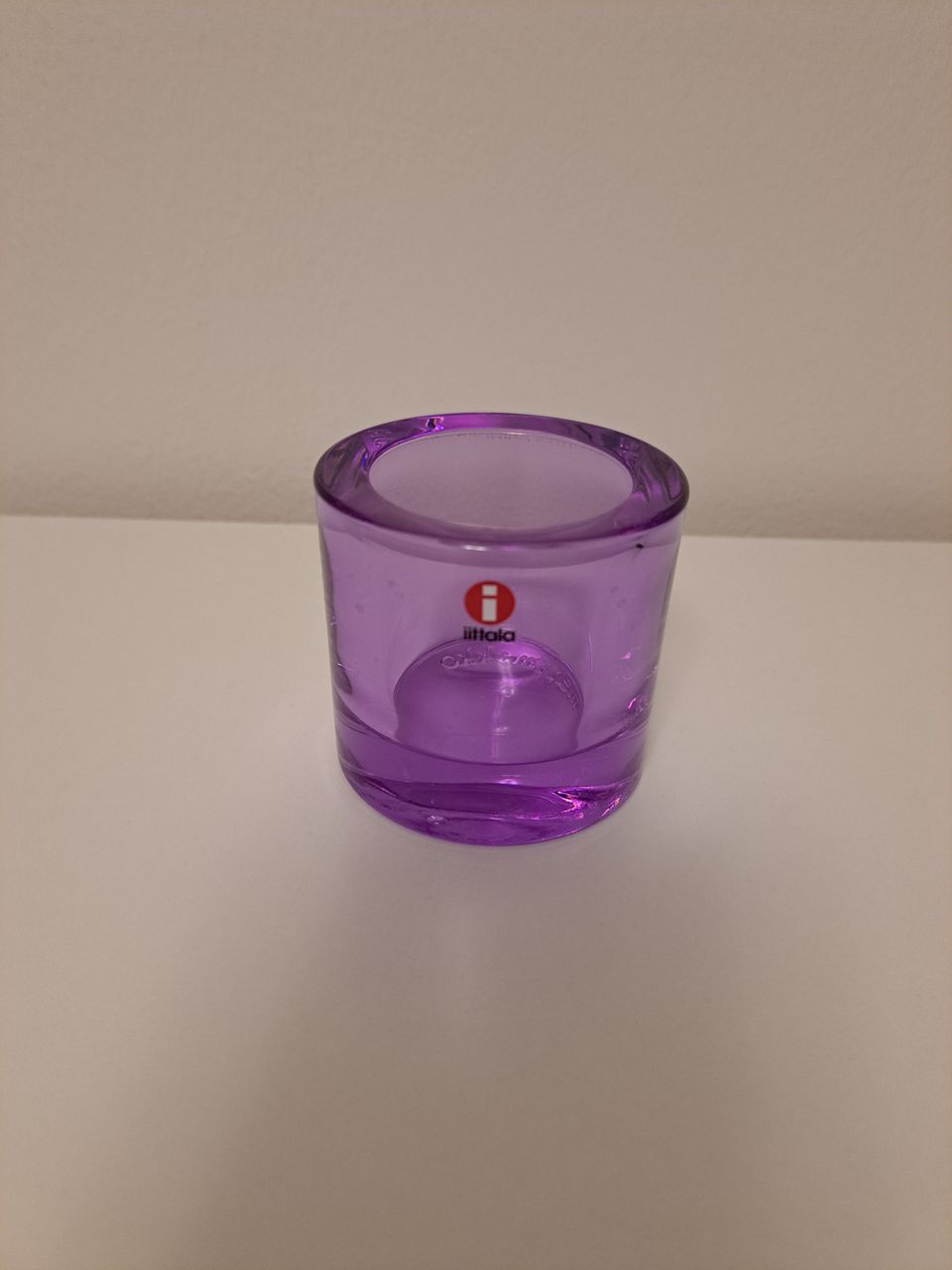 Iittala kivi tuikku vaalea lila