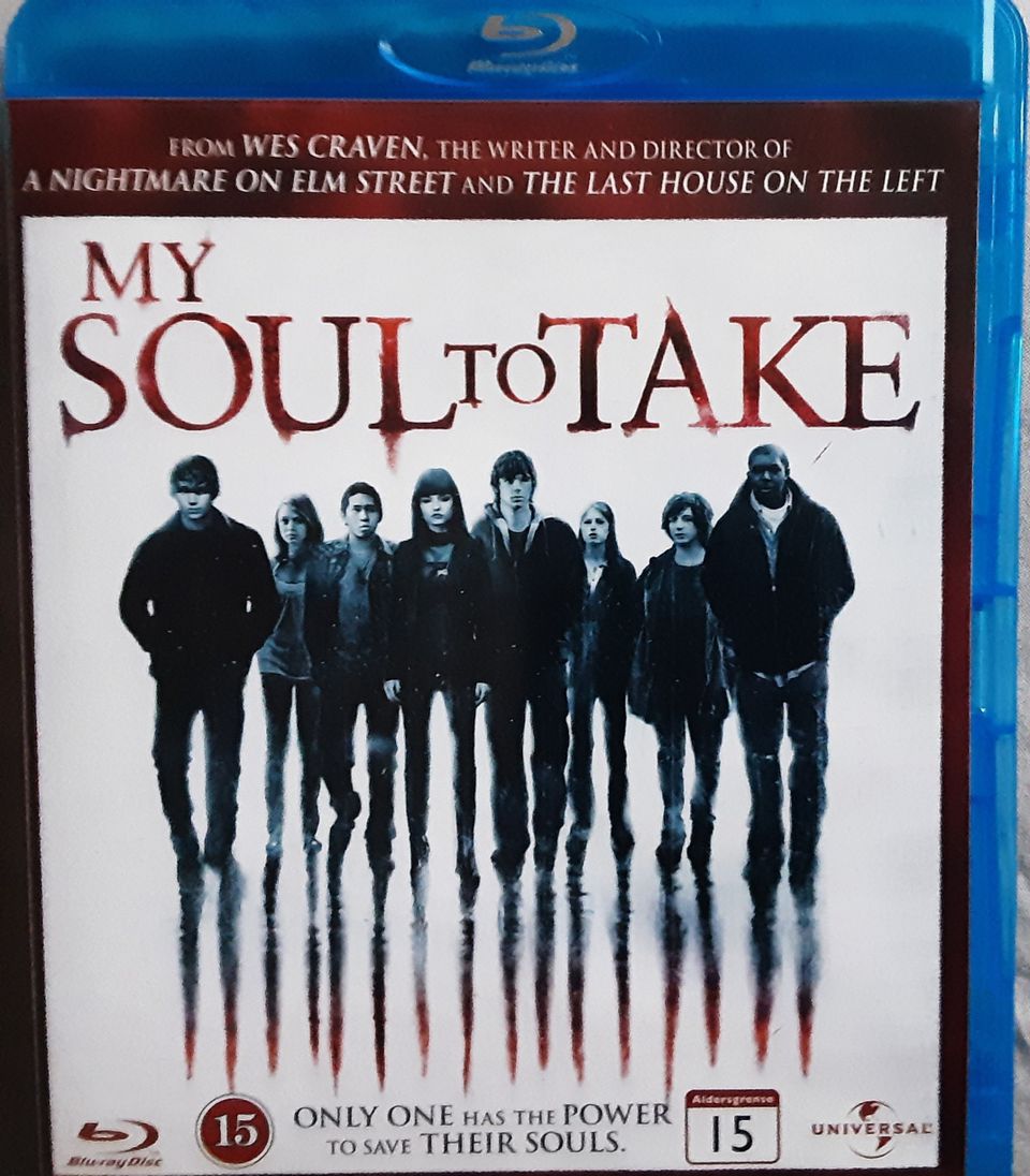 My Soul to Take, 2010 (Blu-ray) Wes Craven