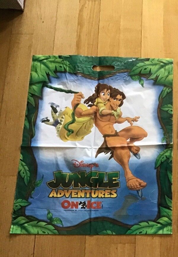 Disney on ICE Jungle Adventures muovikassi ( koko 44 x 54 cm )