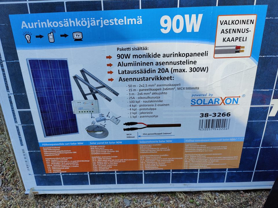 Aurinkosähköjärjestelmä 90 W