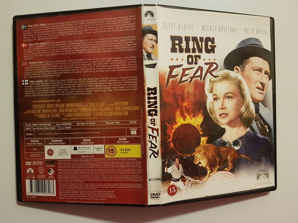 Ring of Fear - Pelon ympyrä (1954)