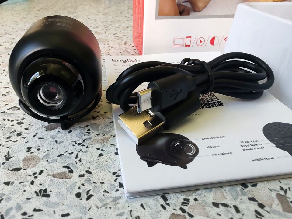 Mini IP kamera Turvavalvontakemera