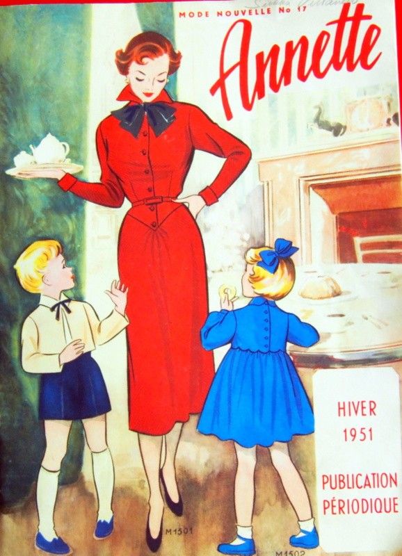 Ranskalainen ANNETTE muotilehti vuodelta 1951