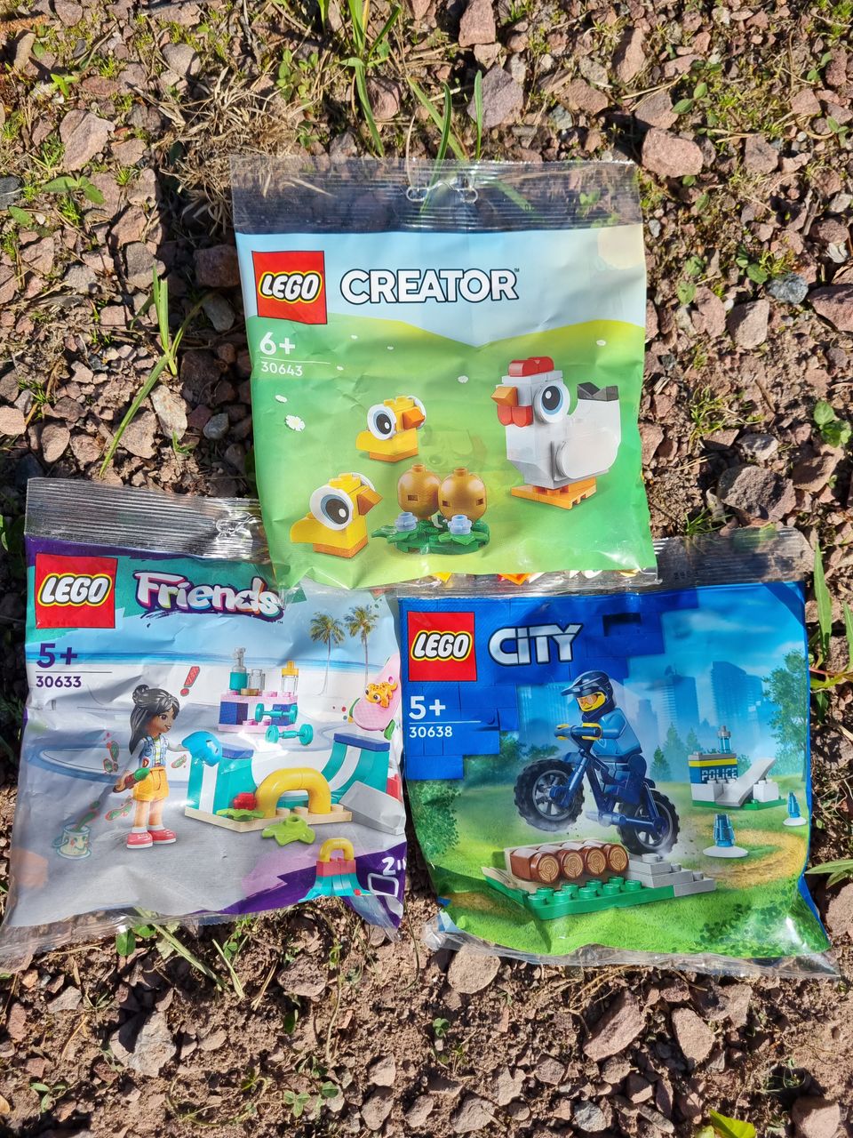 LEGO Friends, City ja Creator Polybagit