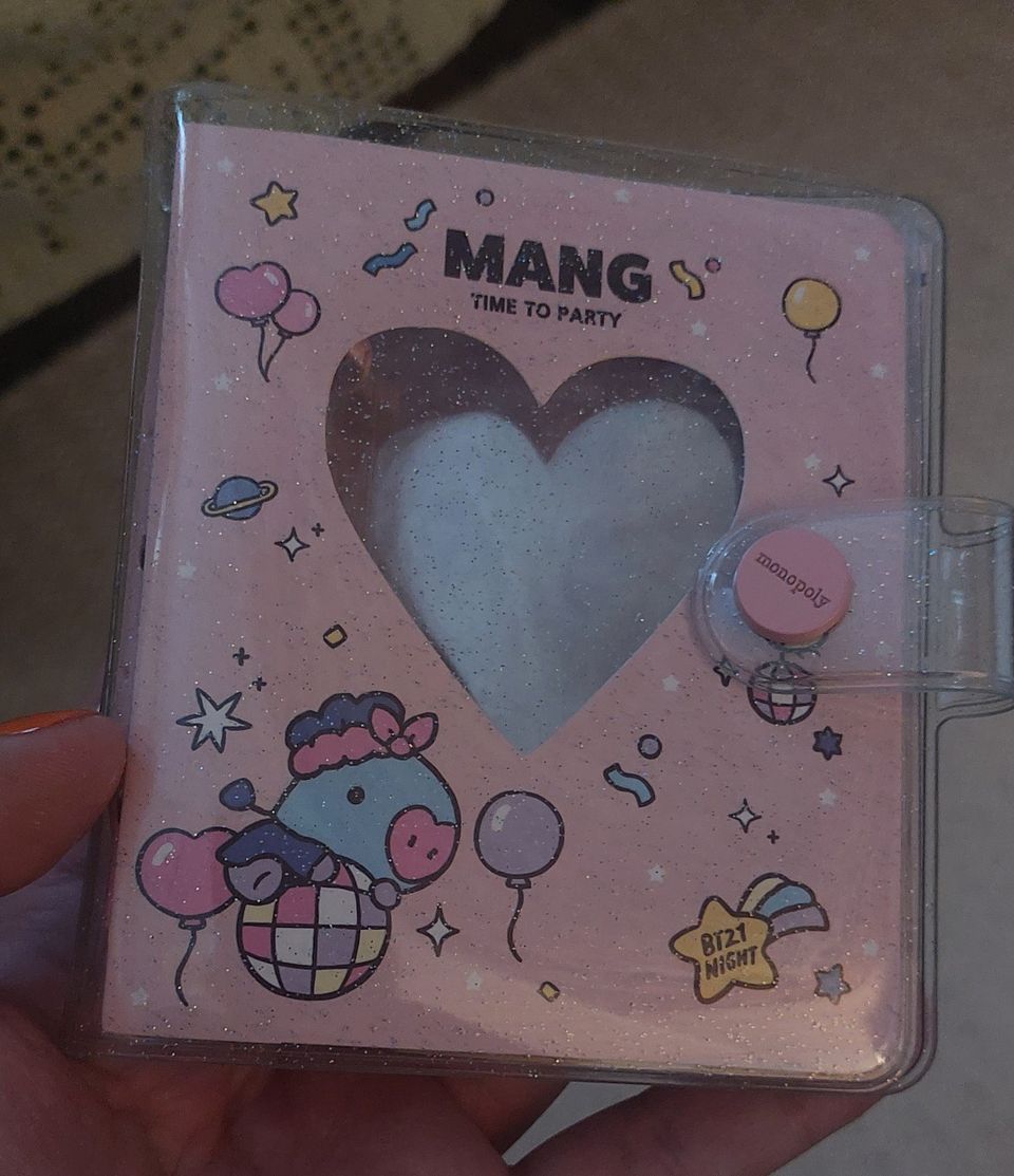 BT21 Mang photocard folder