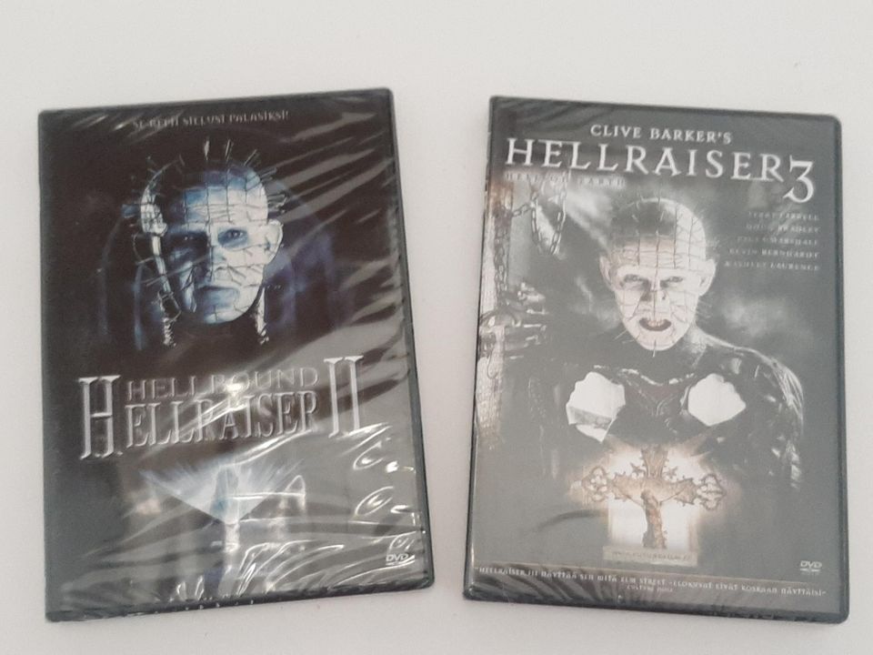 Hellraiser 2 ja 3 dvd