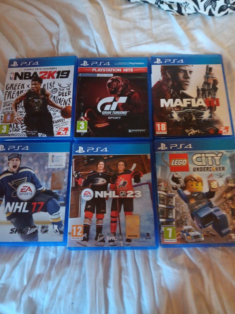 NHL 17&23 - LEGO - MAFIA 3 - GRANTURISMO - NBA2K19