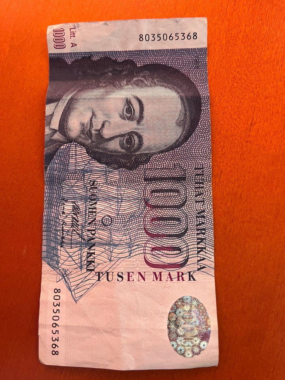 1000 markan seteli