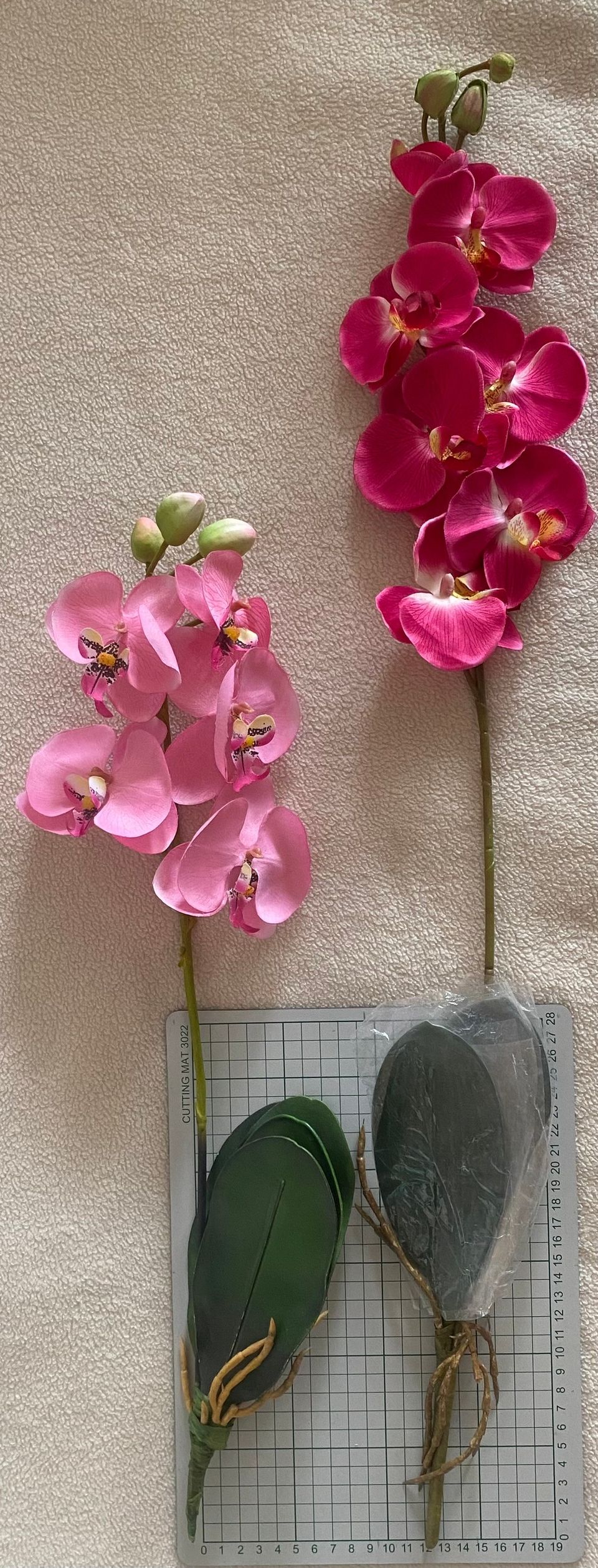 Orkidea tekokasvi vaal.pun.tai tumma pinkki, uusi