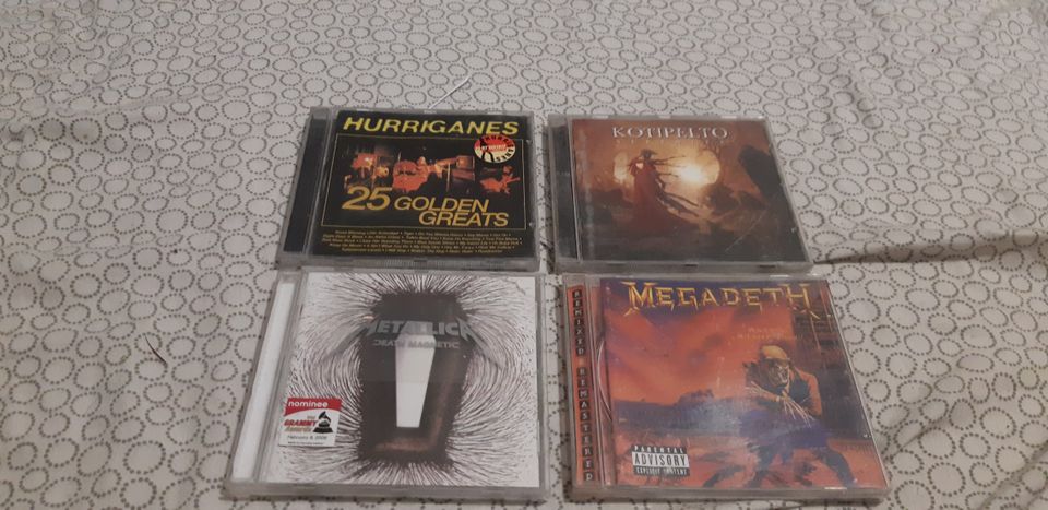Megadeth, metallica cd