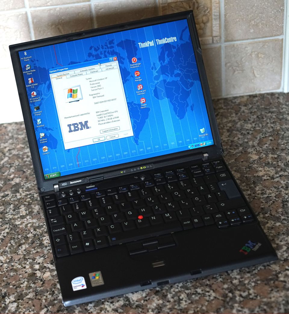 IBM Lenovo Thinkpad X60 + telakka