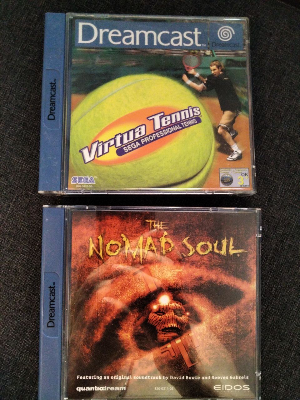 Sega Dreamcast pelit: Virtua Tennis ja The Nomad Soul