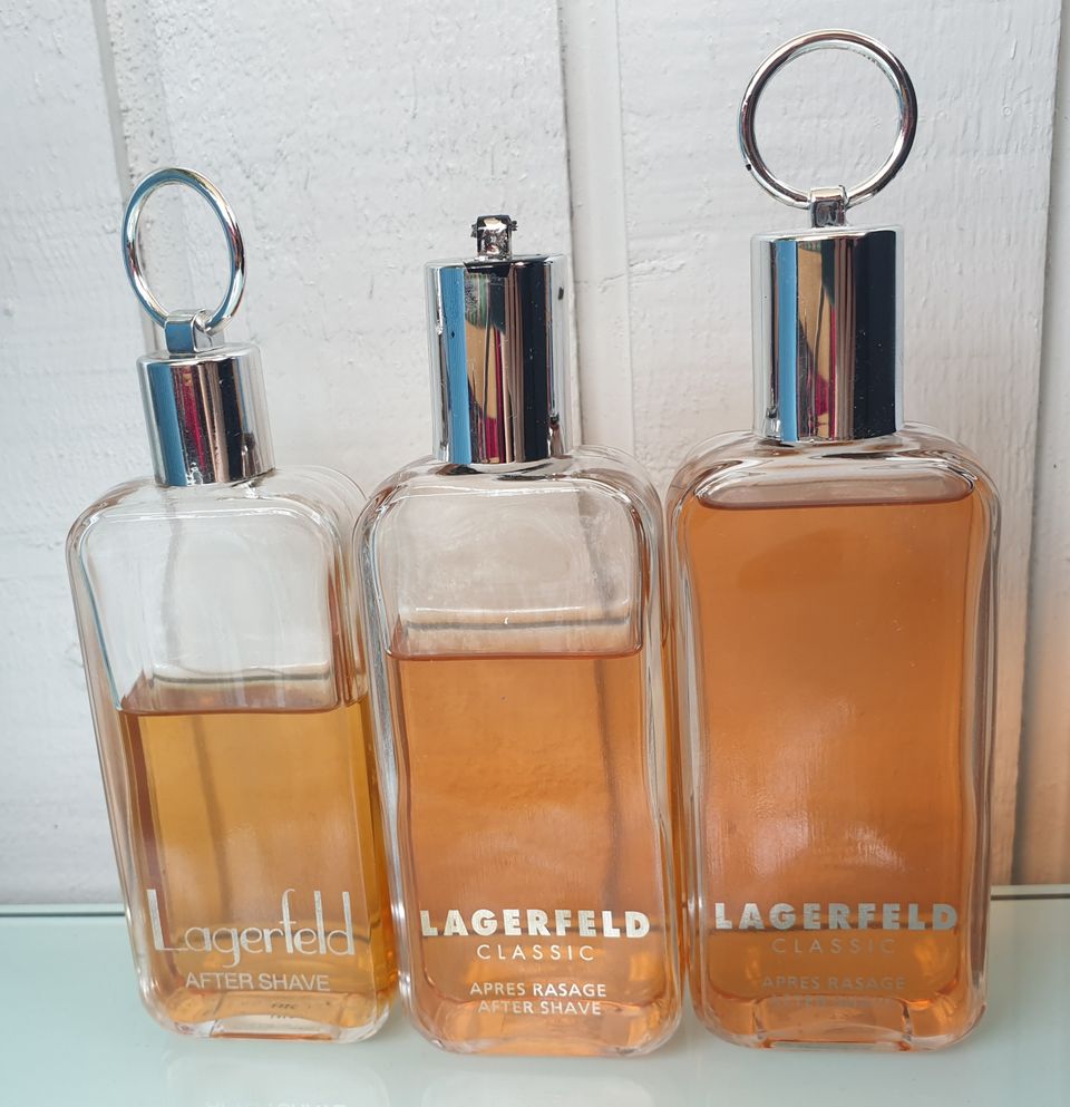 3x Lagerfeld Classic after shave miehille
