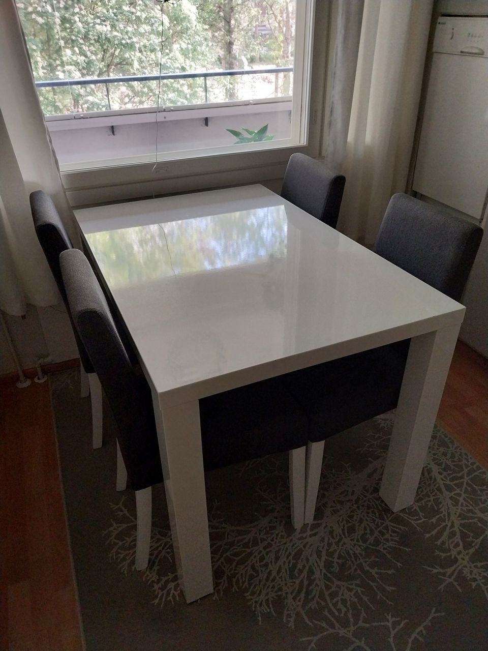Ruokapöytä + tuolit