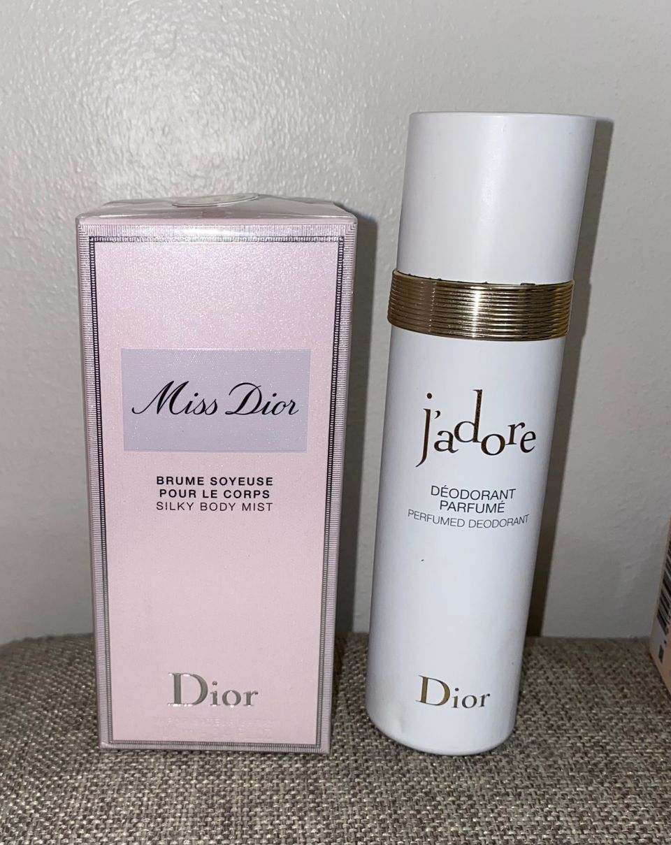Dior & jadore hajuvesi lahjapakkaus