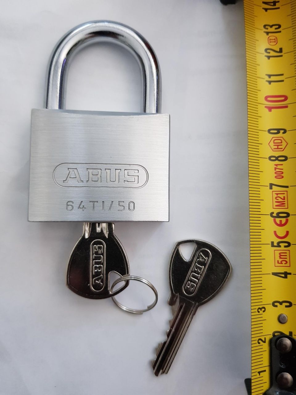 ABUS riippulukko 64TI/50 Titalium