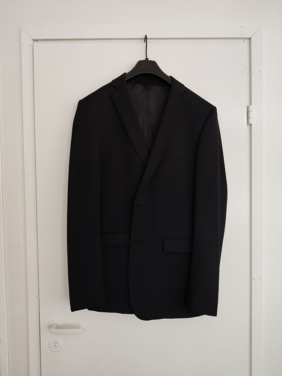 Puvun takki musta 50 LONG Slim Fit