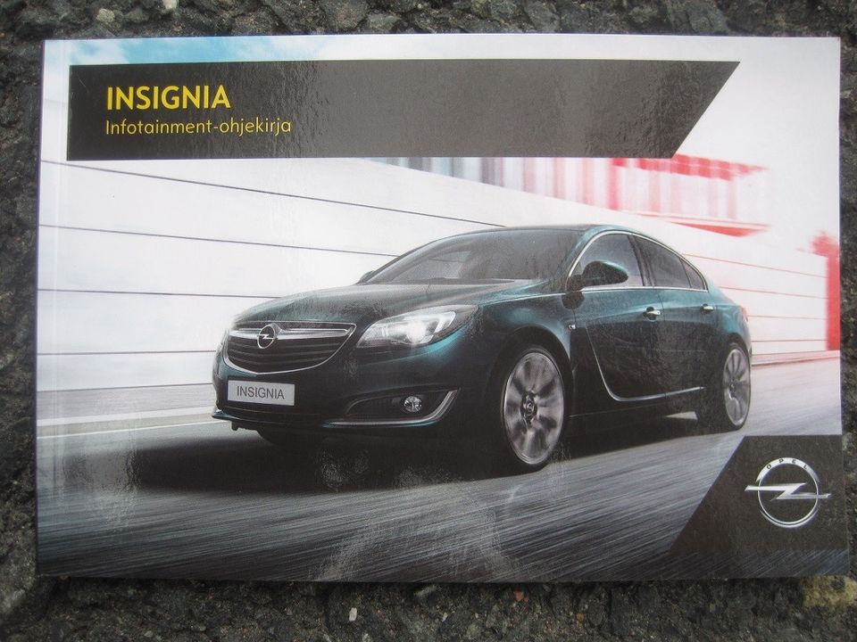 Opel Insignia A facelift infotainment käyttö-ohjekirja Suomen-kielinen
