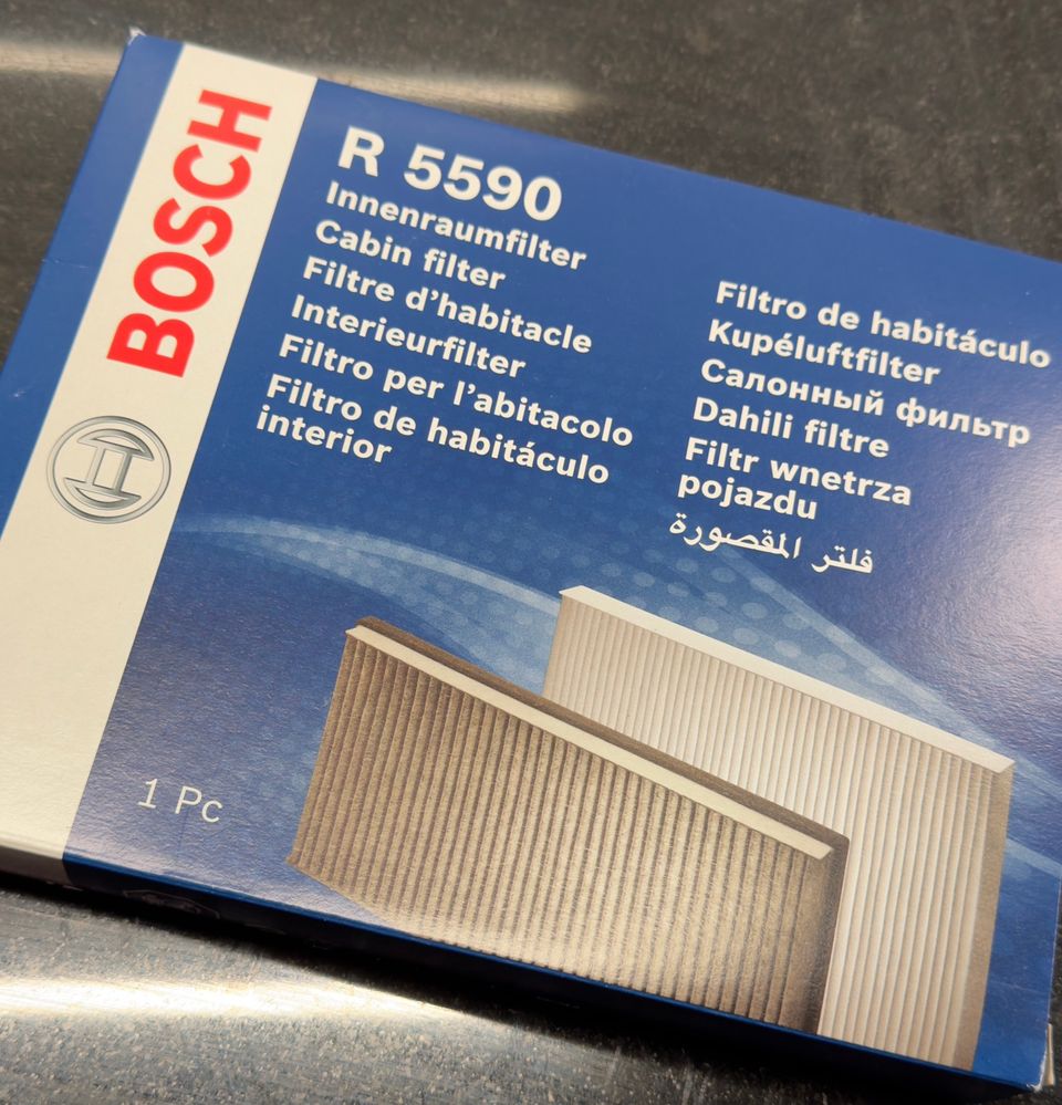 Bosch R5590 suodatin