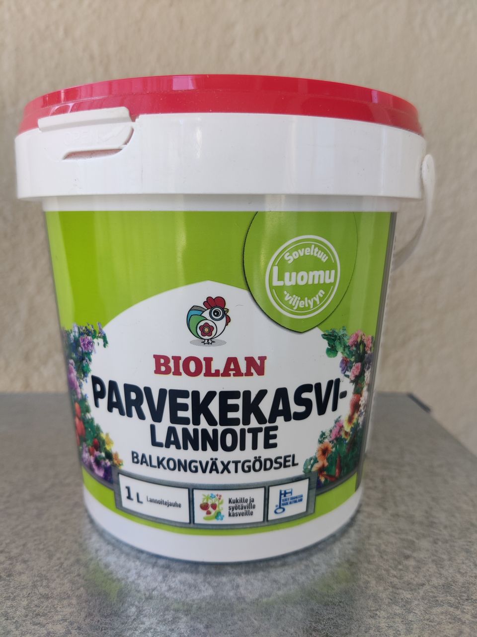 Avaamaton Biolan parvekelannoite luomu 1L