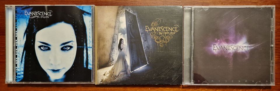 3 kpl Evanescence cd:eitä [erilaisia] yht. 10e