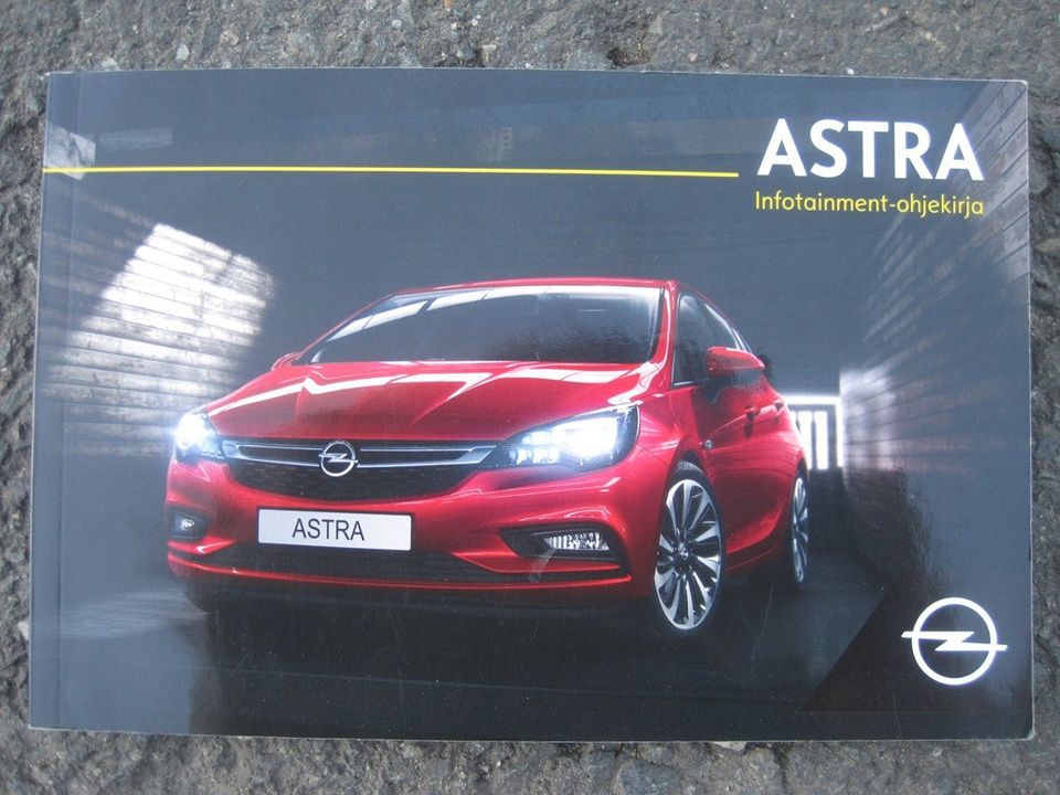 Opel Astra K infotainment käyttö-ohjekirja Suomen-kielinen