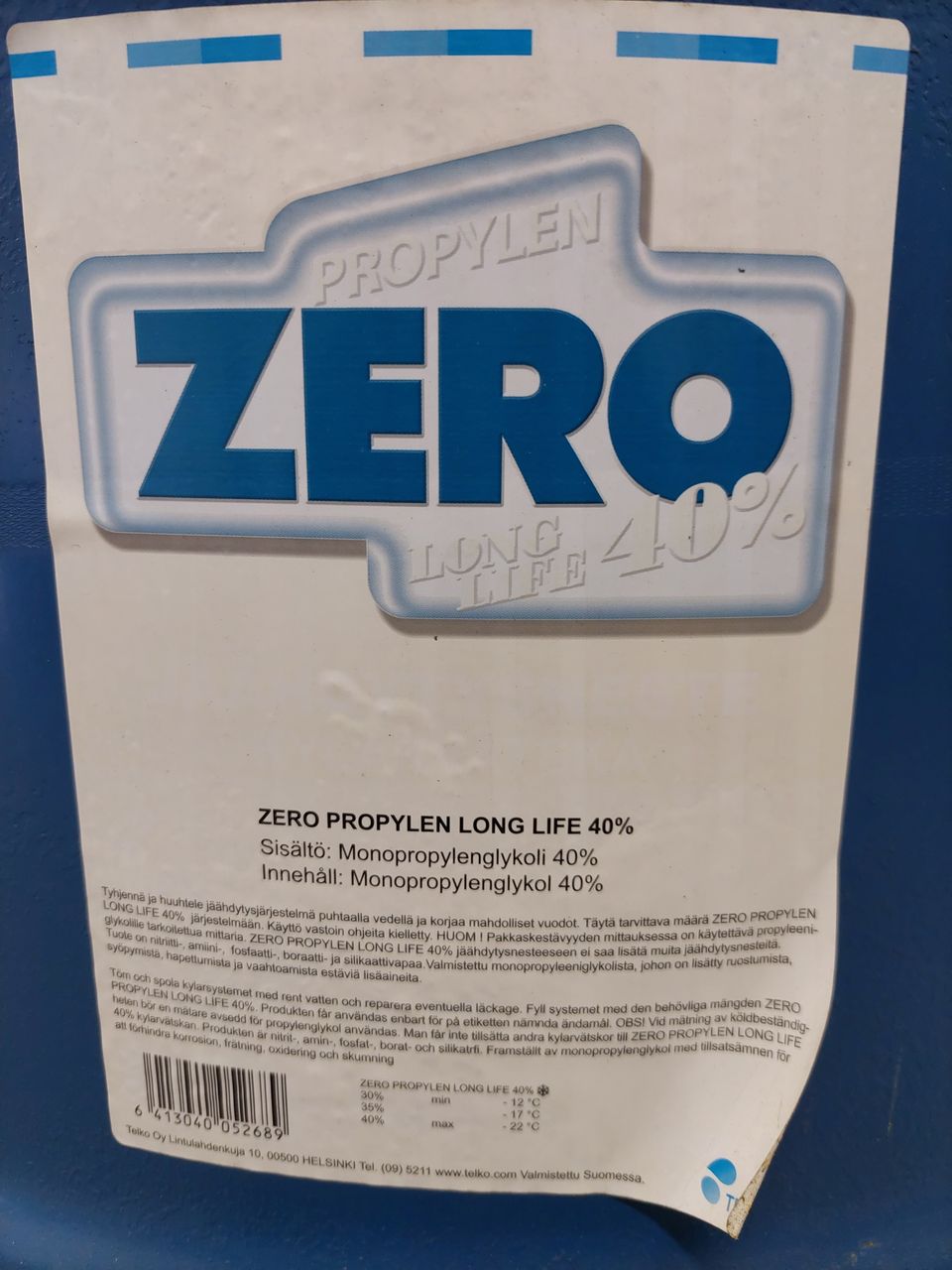 Zero propylen long life 40%