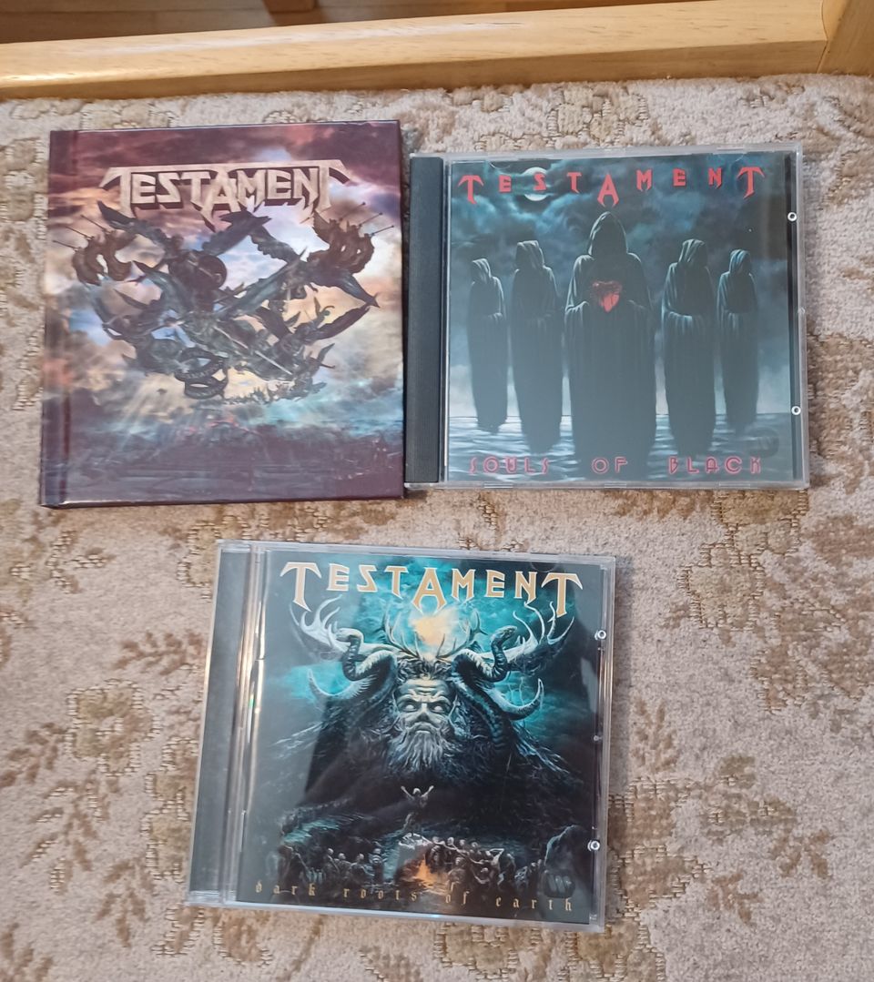 Slayer, Megadeth, Anthrax, Testament cd:t