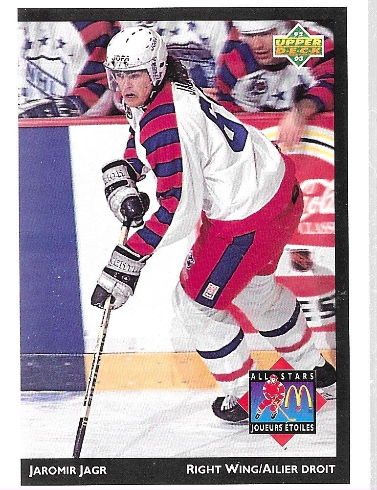1992-93 Upper Deck McDonald's Hockey All-Star Jaromir Jagr McD-20