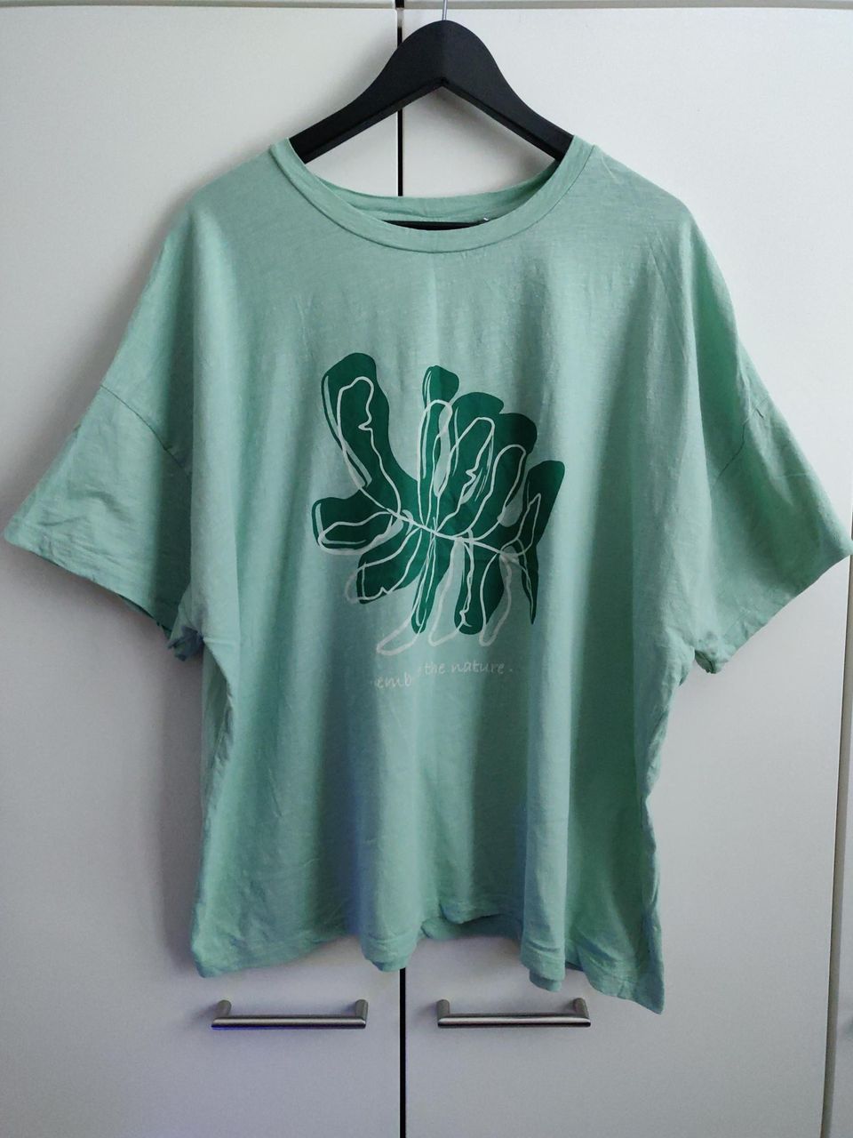 Rento vihreä printti-paita 2XL