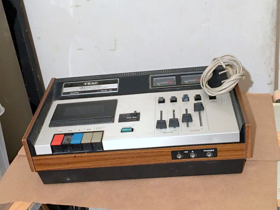 TEAC A-160 kasetti dekki vintage -70 luvulta