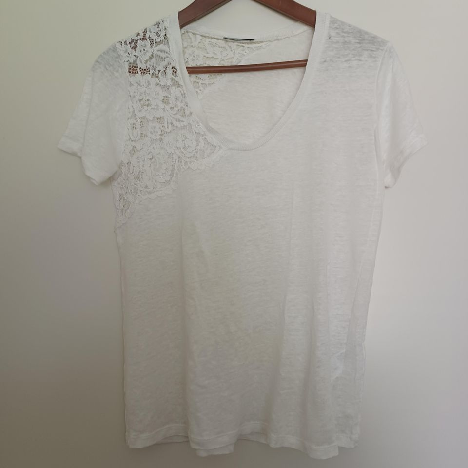 Zaran valkoinen t-paita
