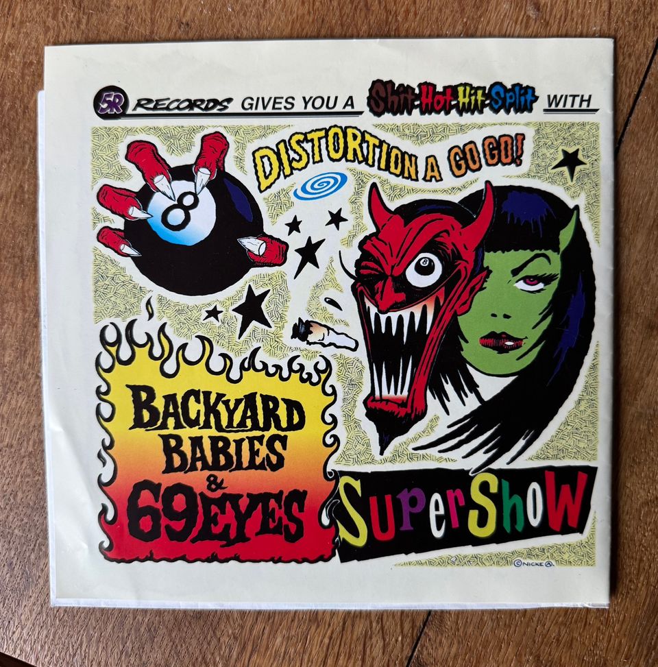Backyard Babies & 69 Eyes split ep (green vinyl)
